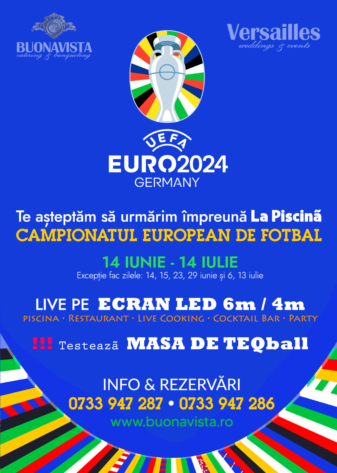 Urmărește LIVE Campionatul European de Fotbal 2024 în Sibiu!